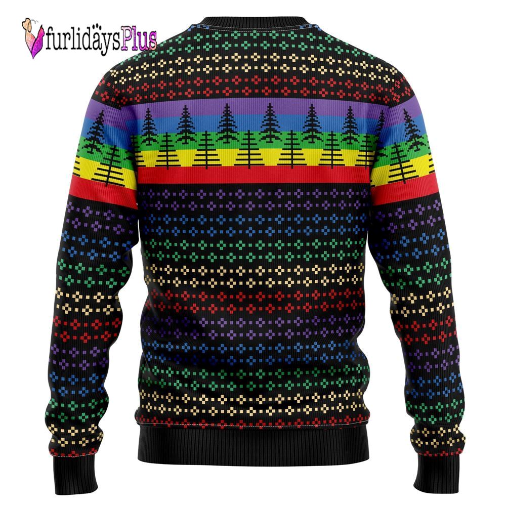 Lgbt Not Today Jesus Ugly Christmas Sweater, Christian Sweater, God Gift, Gift For Christian, Jesus Winter Fashion