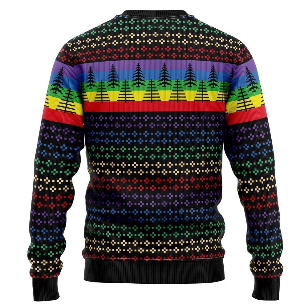 Lgbt Not Today Jesus Ugly Christmas Sweater, Sweater For Christian