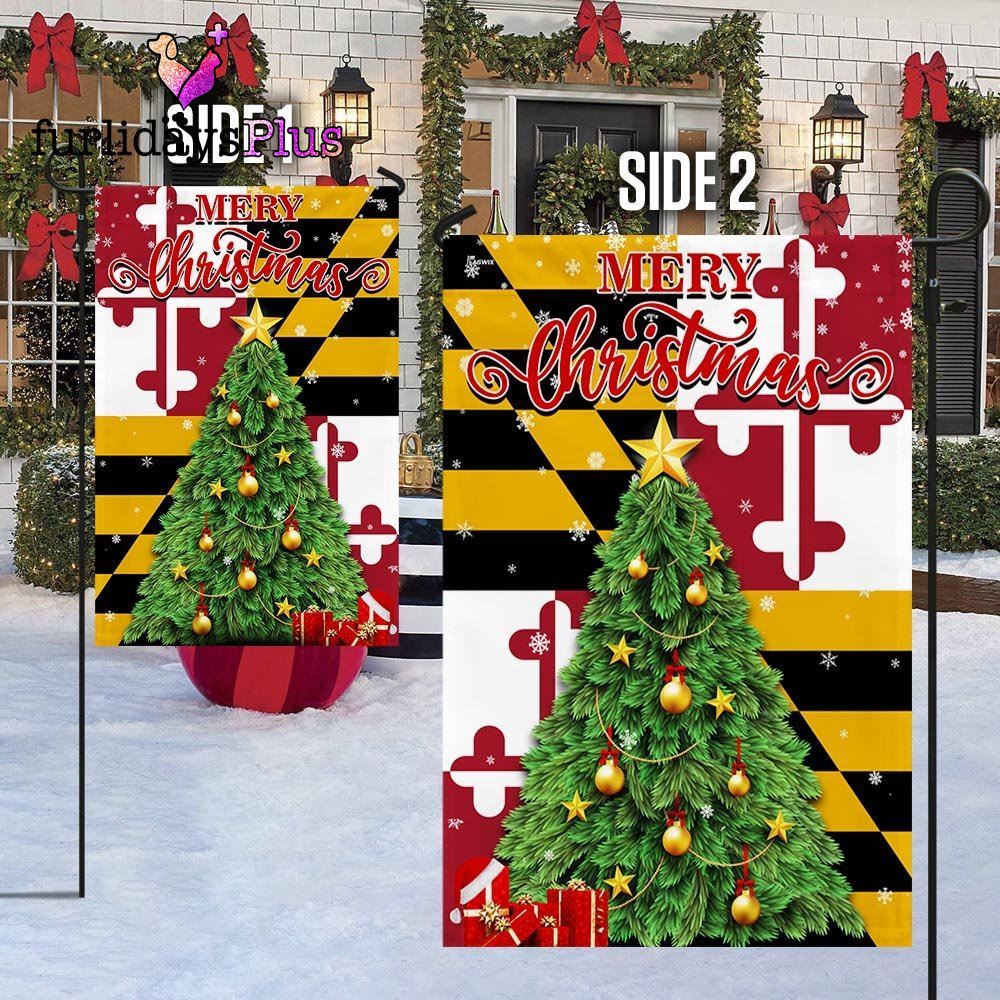 Maryland Christmas Flag
