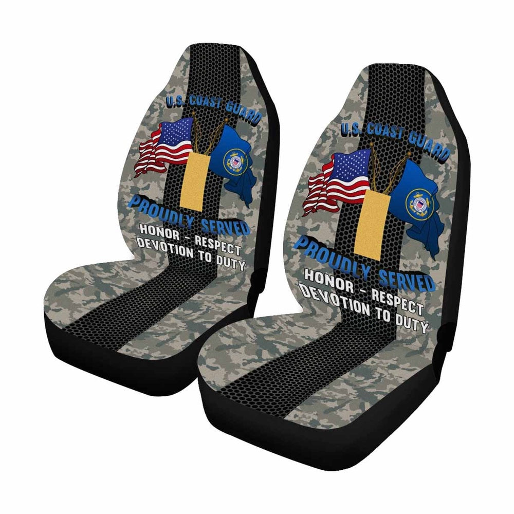 Military Car Seat Covers, US Coast Guard O-1 Ensign O1 ENS Junior Officer Car Seat Covers