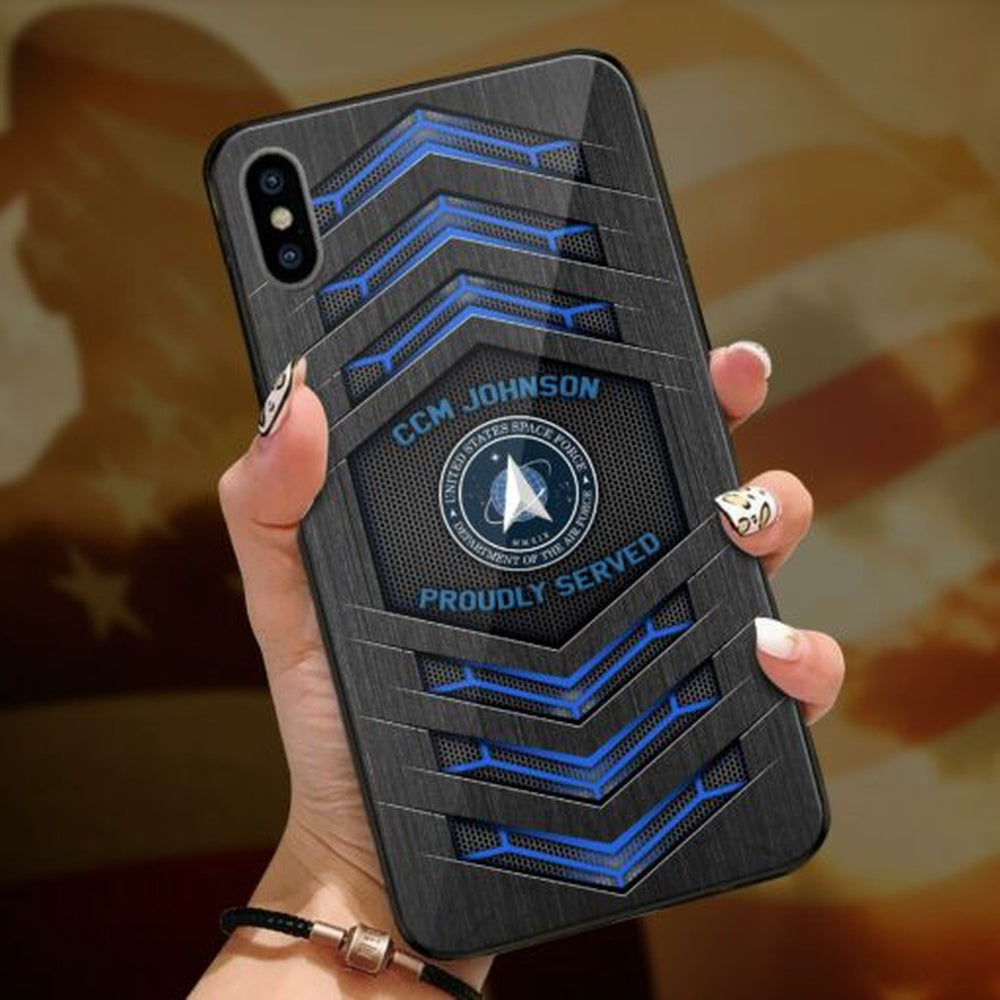 Military Phone Cases, Us Space Force US Military Us Veteran Custom Phone Case All Over Printed, Veteran Phone Case