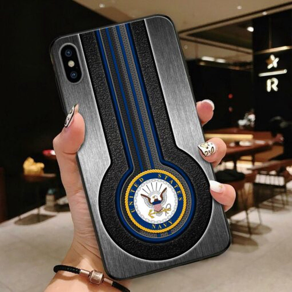 Navy Phone Case, Normal Phone Case For United States Navy All Over Printed, Military Phone Cases