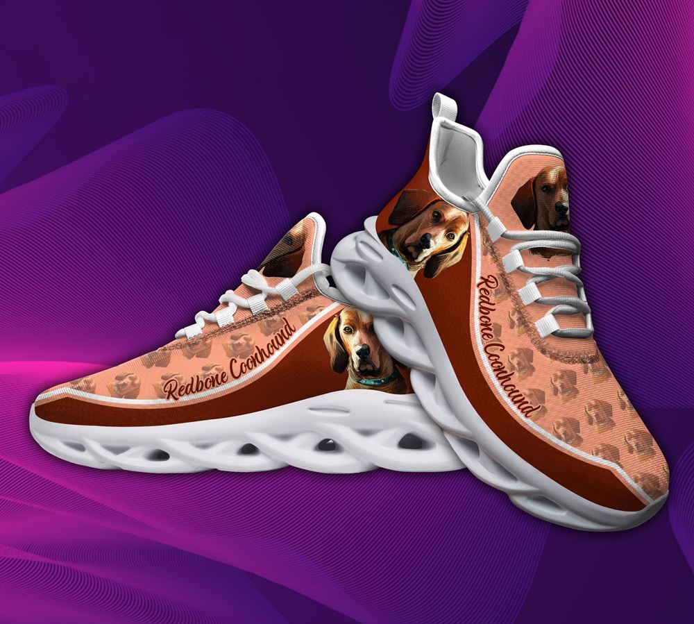 Redbone Coonhound Max Soul Shoes For Women Men - Gift For Dog lover