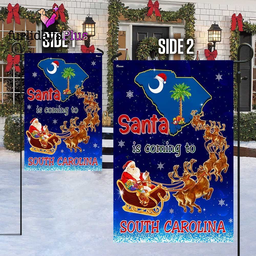 South Carolina Christmas Flag Santa Is Coming To South Carolina