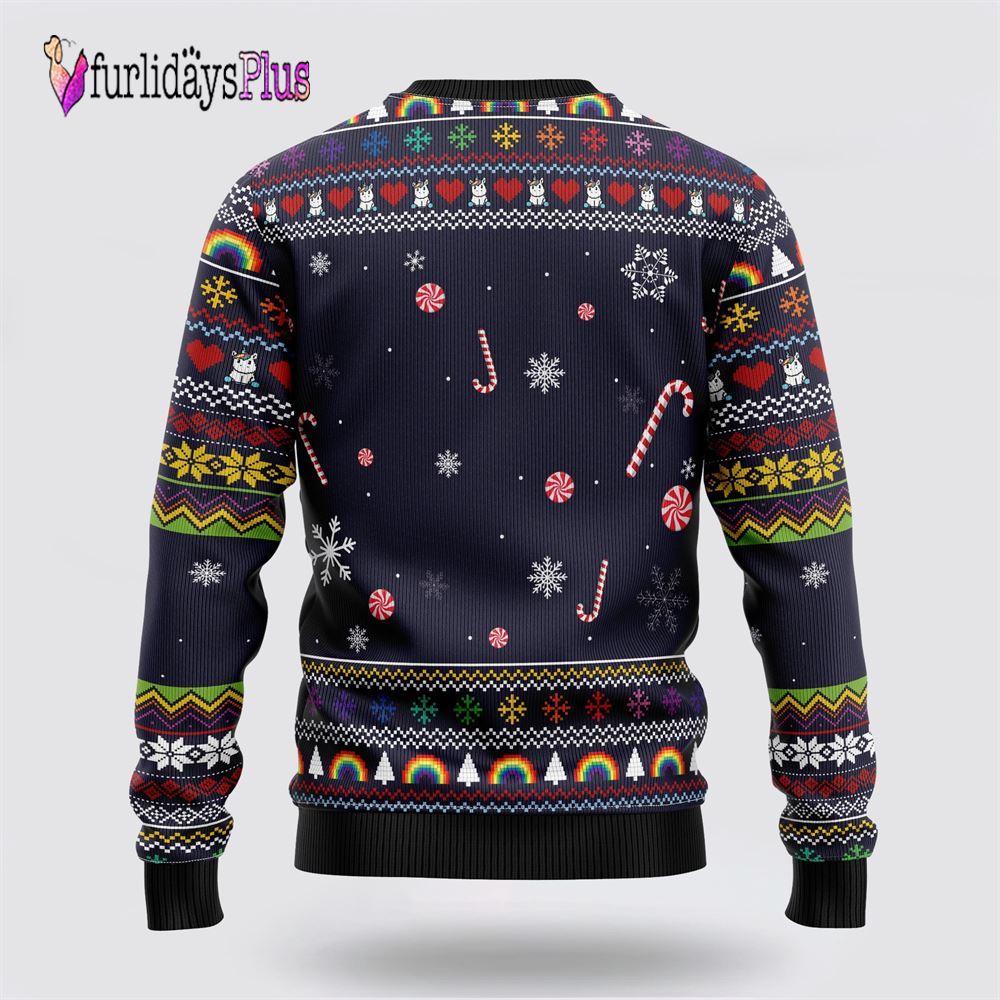 Unicorn Dab Ugly Christmas Sweater, Best Gift For Christmas