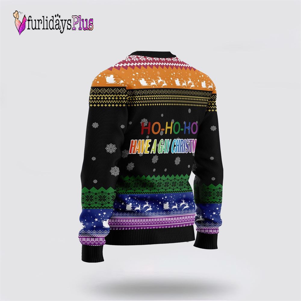 Unicorn LGBT Ugly Christmas Sweater, Best Gift For Christmas