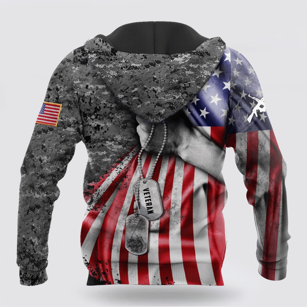 Us Air Force Tag Custom Name 3D Hoodie For Men And Women Hoodie