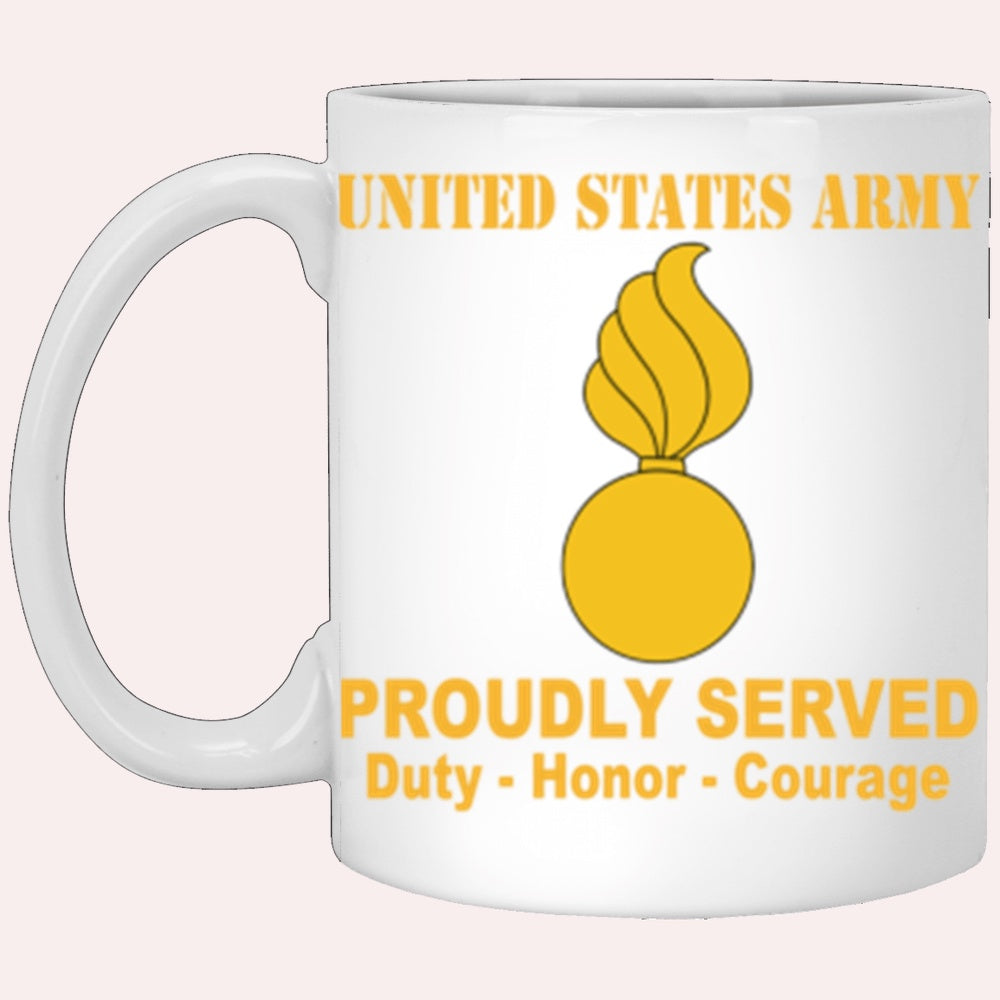 Us Army Mug, Veterans Mug, US Army Ordnance Corps Proudly Served Core Values White Mug, Us Army Coffee Mug, Military Coffee Mugs