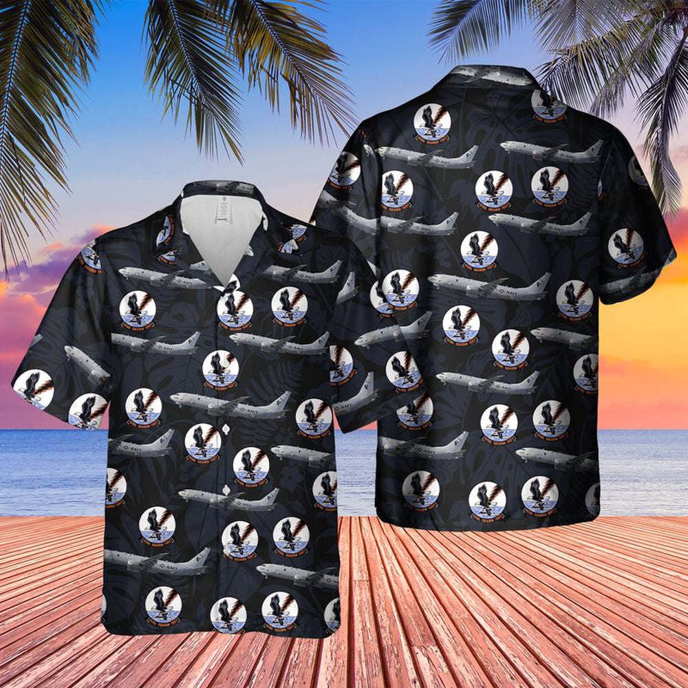 Us Navy Hawaiian Shirt, US Navy Boeing P-8A Poseidon Patrol Squadron Thirty VP-30 Hawaiian Shirt, Military Hawaiian Shirt