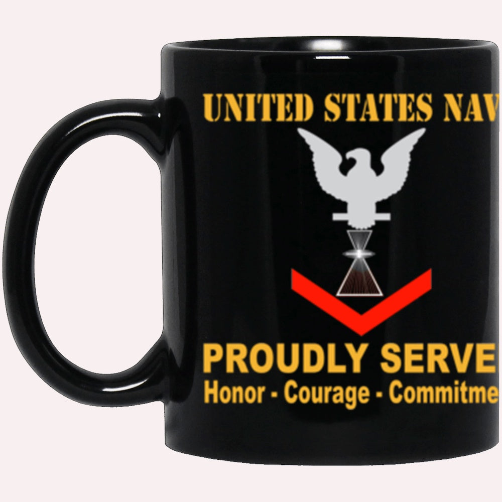 Us Navy Mug, Veterans Mug, US Navy Aviation Photographer's Mate Navy PH E-4 Black Mug, Military Coffee Mugs, Us Navy Coffee Mugs