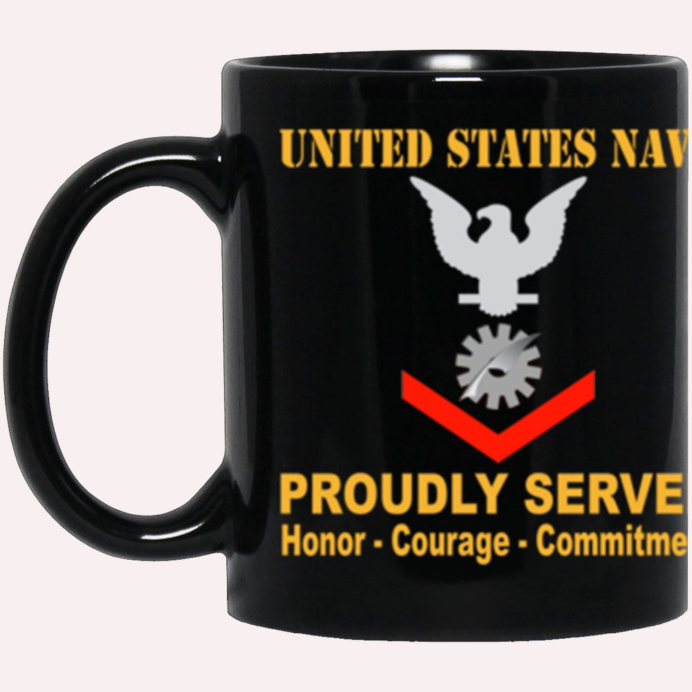 Us Navy Mug, Veterans Mug, US Navy Data Processing Technician Navy DP E-4 Black Mug, Military Coffee Mugs, Us Navy Coffee Mugs
