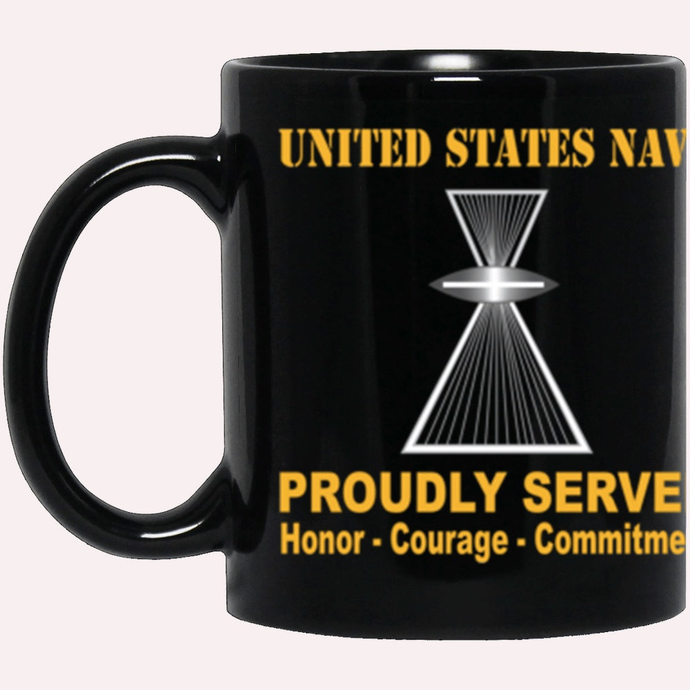 Us Navy Mug, Veterans Mug, US Navy Photographer's Mate Navy PH Proudly Served Core Values Black Mug, Military Coffee Mugs, Us Navy Coffee Mugs