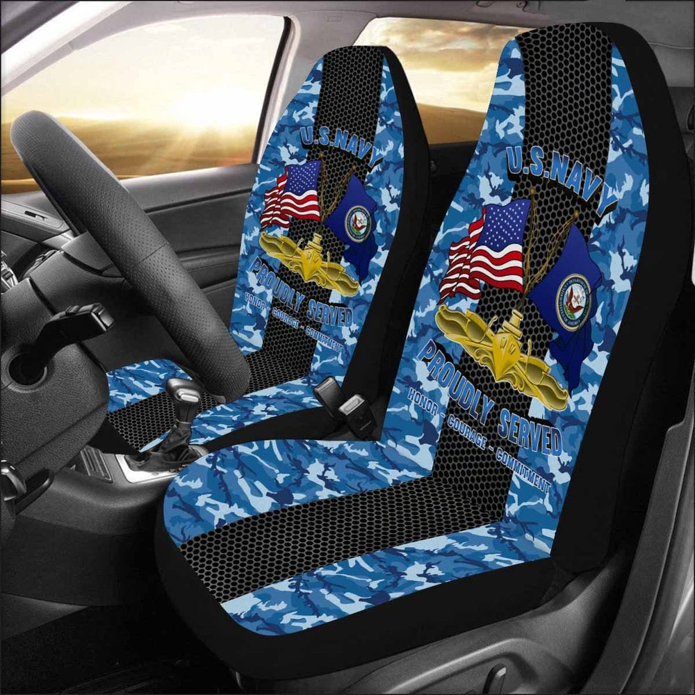 Us Seat Covers, US Navy Surface Warfare Car Seat Covers, Military Car Seat Covers