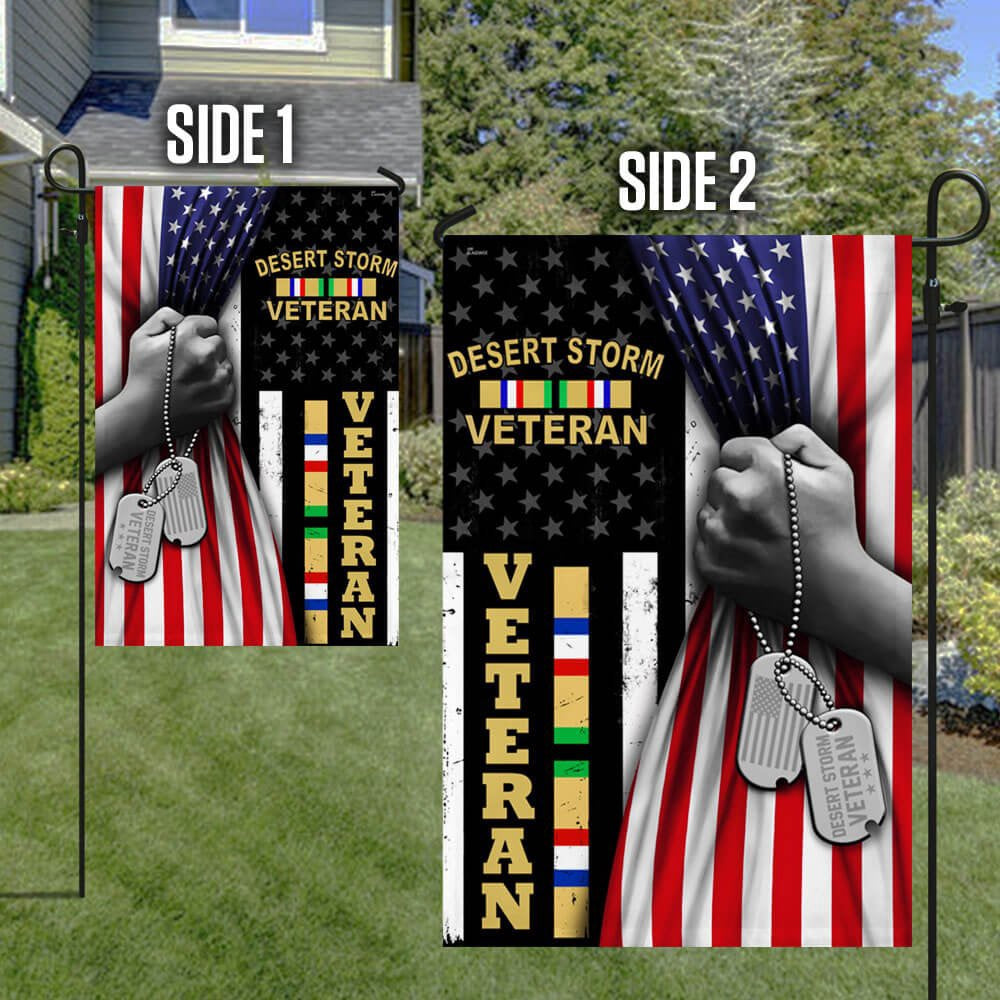 Veteran Flag, Desert Storm Veteran American US Flag
