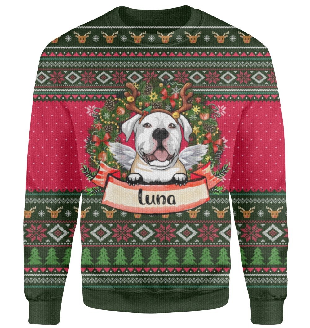 Personalized Woolen Sweater/Hoodie For Pet Lovers - Christmas Gift - Christmas Is Coming - Choose Pets/Dogs/Cats - Furlidays