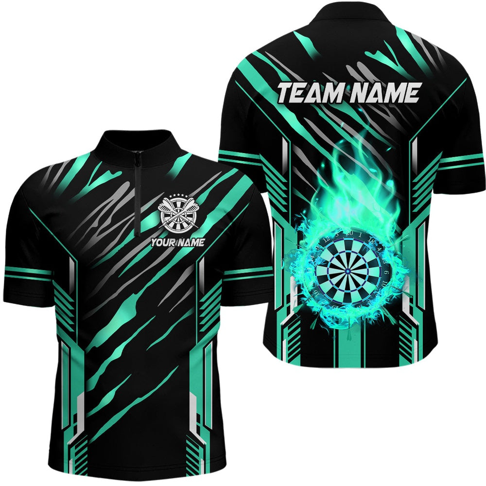 3D Darts Board Fire Flame Custom Dart Shirts For Men, Best Dart League Jerseys Team Uniform Cya, Darts Team Jersey Shirt