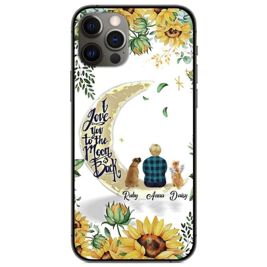 Custom Phone Case For Girlfriend - Unique Gift With Personalized Pets - Pet Mom With Dogs/Cats