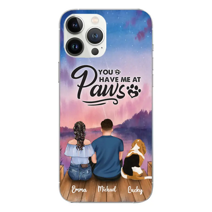 Personalized Phone Case For Couples Dog Cat Lovers Best Gift With Custom Names Pets Breed Person - Forever In My Heart