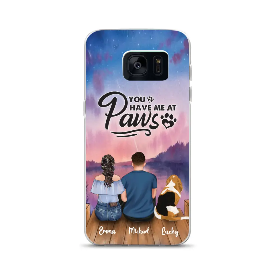 Personalized Phone Case For Couples Dog Cat Lovers Best Gift With Custom Names Pets Breed Person - Forever In My Heart