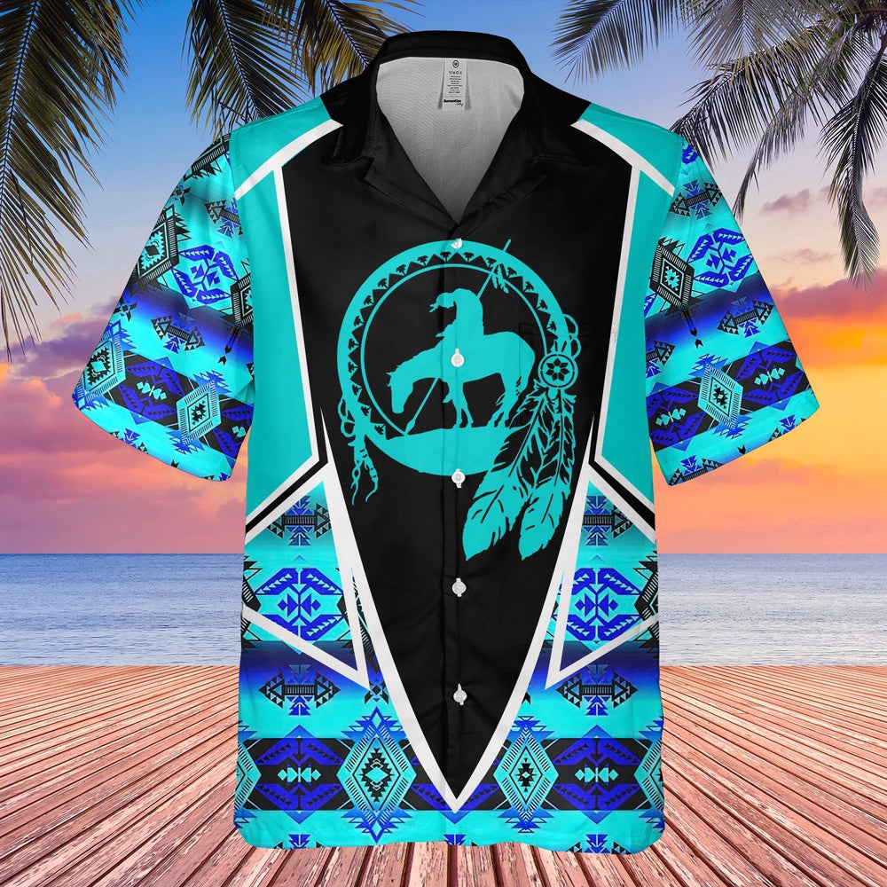 A Durable Fashion Staple Native American Horse Hawaiian Shirt, Native America Shirt