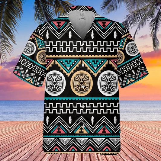 A Place For Family Gatherings Filled With Art Hawaiian Shirt, America Shirt, Native American Hawaiian Shirt