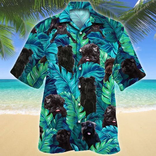 Affenpinscher Dog Lovers Hawaiian Style For Summer Hawaiian Shirt, Farm Hawaiian Shirt, Farmer Hawaii