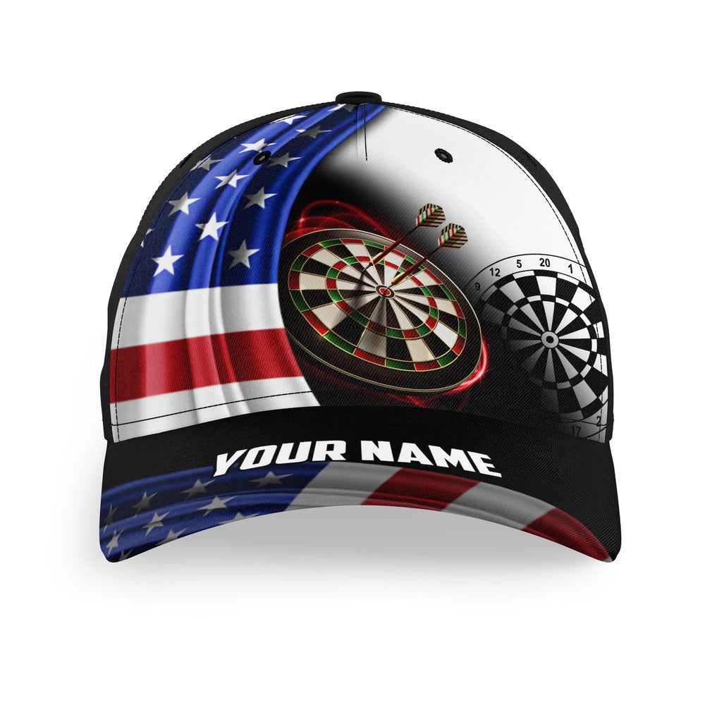 American Flag Darts Hat Custom Patriotic Darts Cap For Dart Lovers 4th July, Darts Team Cap Hats