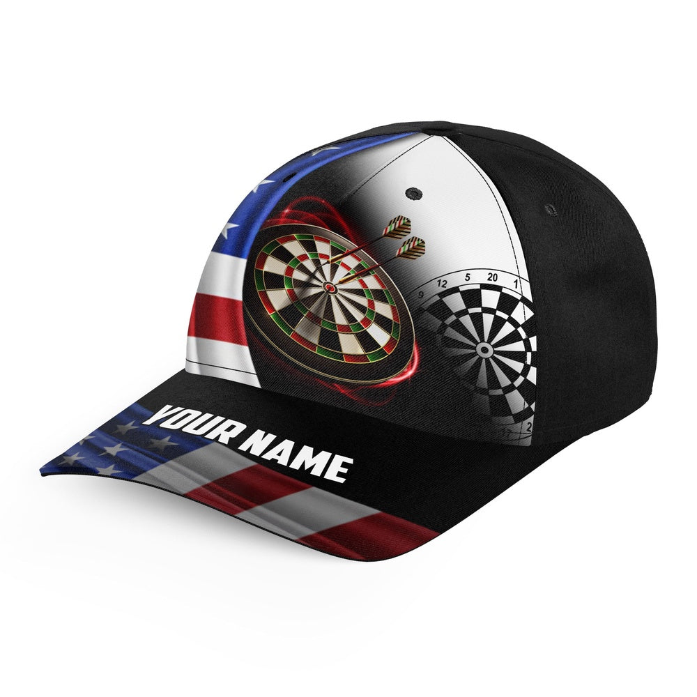 American Flag Darts Hat Custom Patriotic Darts Cap For Dart Lovers 4th July, Darts Team Cap Hats