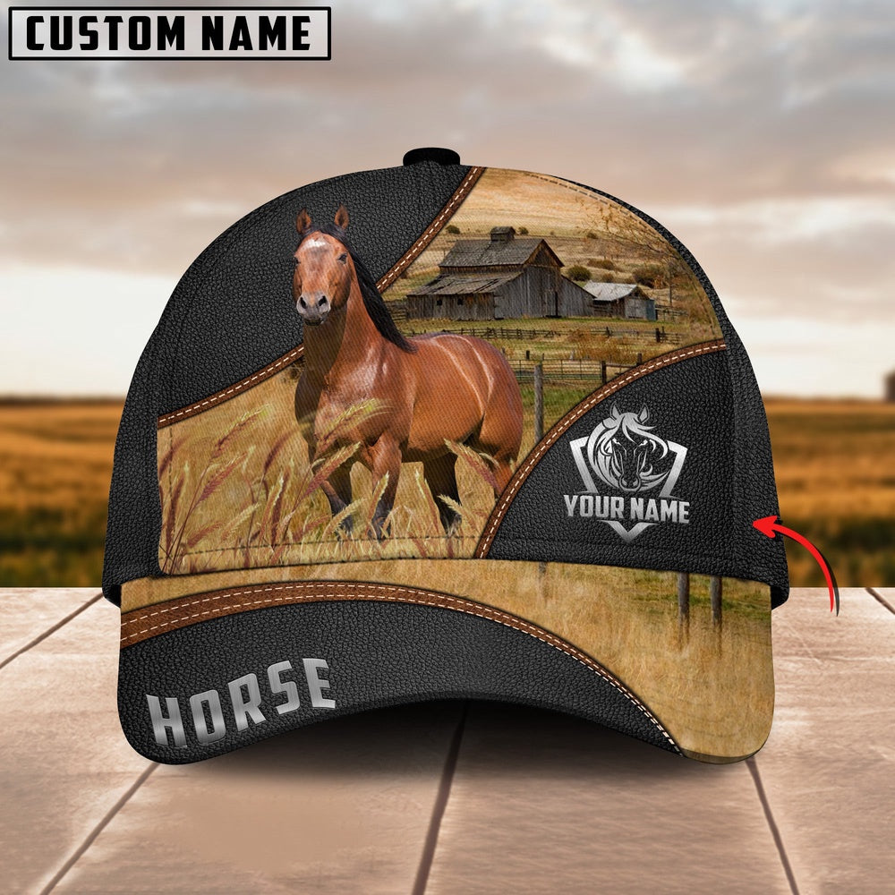 American Quarter Horse Customized Name Cap, Farmer Cap, Vintage Farmer Hat, Mens Farmer Hats, Cap For Farmers