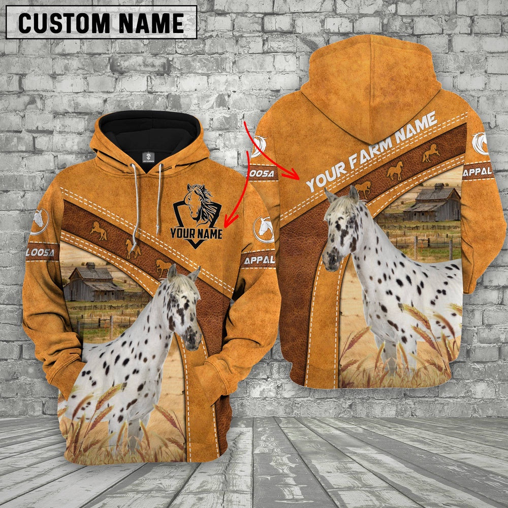 Appaloosa Custom Name Race Hoodie, Farmer Hoodie, Custom Farm Shirts, Farmer T Shirt