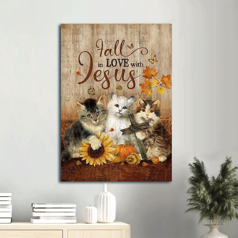 Autumn Season, Cute Kittens, Pumpkin Drawing, Cat Painting Canvas, Farm Canvas, Farm Art Decor
