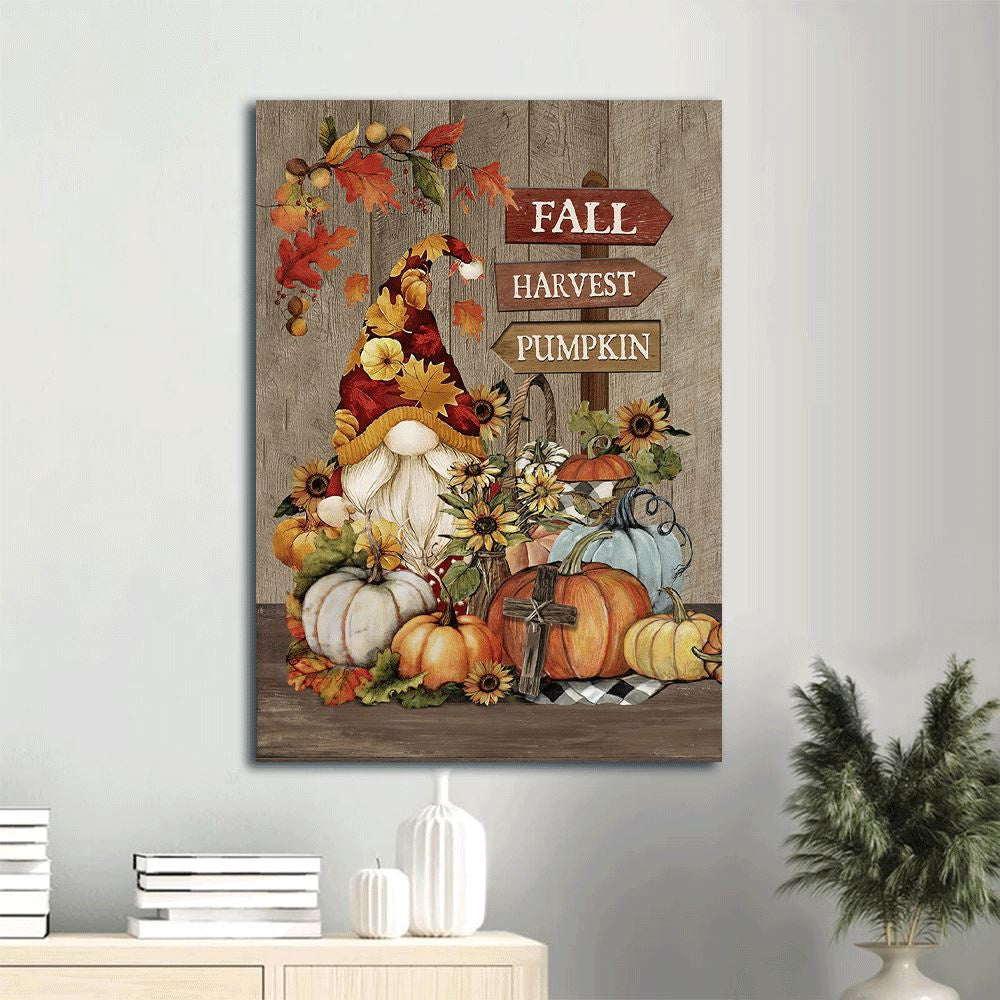 Autumn Season, Pumpkin Drawing, Autumn Leaves, Fall, Harvest, Pumpkin Portrait Canvas, Farm Canvas, Farm Art Decor