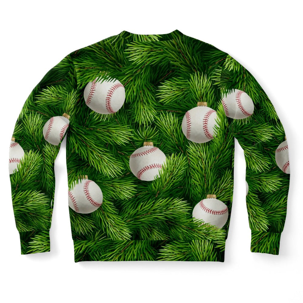 Baseball Tree Ugly Christmas Sweater, Christmas Ugly Sweater, Sweater Xmas, Ugly Sweater