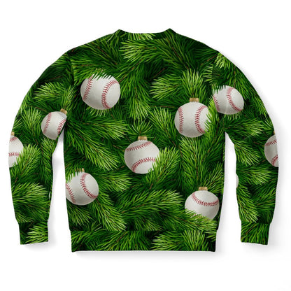 Baseball Tree Ugly Christmas Sweater, Christmas Ugly Sweater, Sweater Xmas, Ugly Sweater