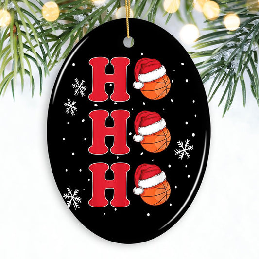 Basketball Christmas Ornament, Christmas Ornament