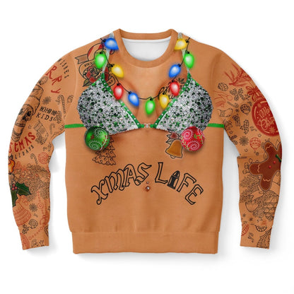 Beach Body Xmas Life Ugly Christmas Sweater, Christmas Ugly Sweater, Sweater Xmas, Ugly Sweater