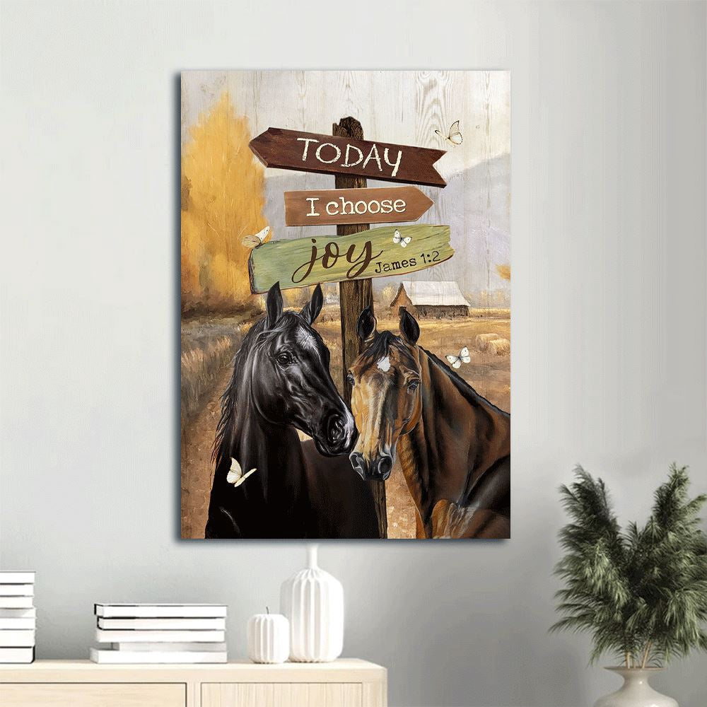 Beautiful Horse Artwork, Old Farm, Countryside Canvas, Today I Choose Joy, Farm Canvas, Farm Art Decor