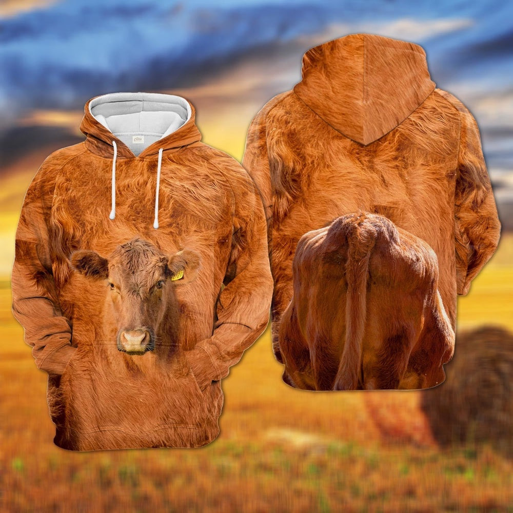 Beefmaster All Over Printed Hoodie, Farmer Hoodie, Farm Themed Shirts, Farm Tee Shirts