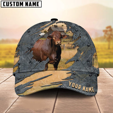 Beefmaster Customized Name Cap, Farmer Cap, Vintage Farmer Hat, Mens Farmer Hats, Cap For Farmers