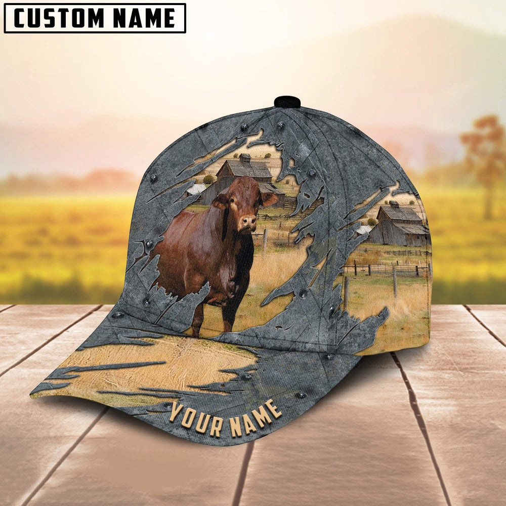 Beefmaster Customized Name Cap, Farmer Cap, Vintage Farmer Hat, Mens Farmer Hats, Cap For Farmers