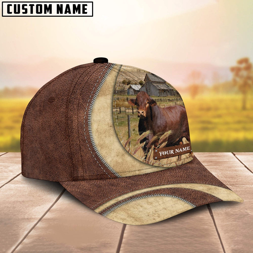 Beefmaster Customized Name Farm Barn Cap, Farmer Cap, Vintage Farmer Hat, Mens Farmer Hats, Cap For Farmers