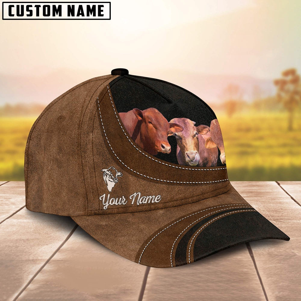 Beefmaster Happiness Customized Name Cap, Farmer Cap, Vintage Farmer Hat, Mens Farmer Hats, Cap For Farmers