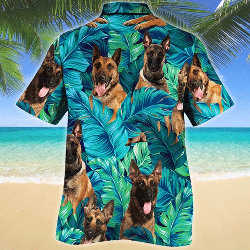Belgian Shepherd Dog Lovers Hawaiian Style For Summer Hawaiian Shirt, Farm Hawaiian Shirt, Farmer Hawaii