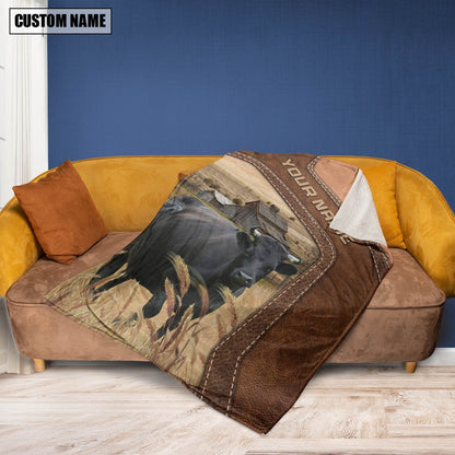 Big Custom Name Dexter Blanket, Farm Blanket, Farm Animal Blanket
