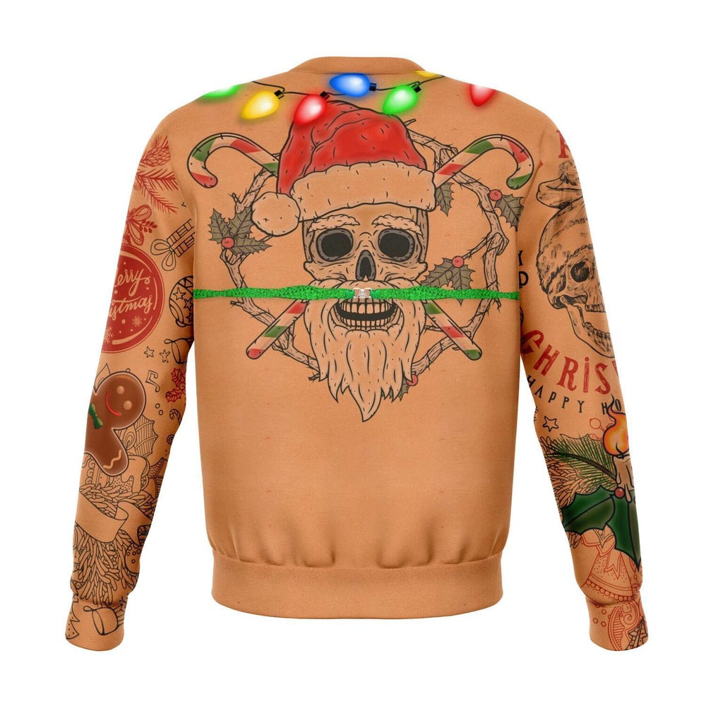 Bikini Xmas Life Tattoo Christmas Ugly Sweater, Christmas Ugly Sweater, Sweater Xmas, Ugly Sweater