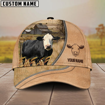 Black Baldy Farming Light Brown Customized Name Cap, Farmer Cap, Vintage Farmer Hat, Mens Farmer Hats, Cap For Farmers