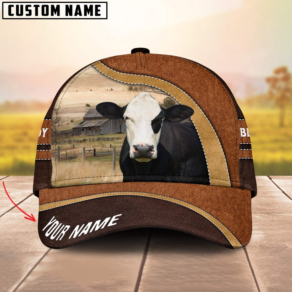 Black Baldy Happy Face Customized Name Cap, Farmer Cap, Vintage Farmer Hat, Mens Farmer Hats, Cap For Farmers