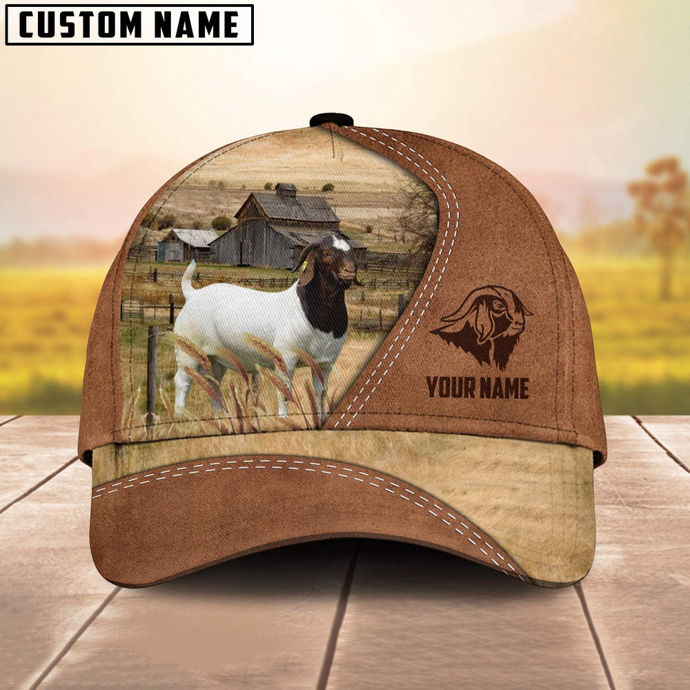 Boer Customized Name Brown Cap, Farmer Cap, Vintage Farmer Hat, Mens Farmer Hats, Cap For Farmers