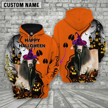 Brahman Castle Footprint Halloween Pattern 3D Hoodie, Farmer Hoodie, Custom Farm Shirts, Farmer T Shirt