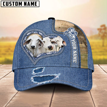 Brahman Customized Name Denim Cap, Farmer Cap, Vintage Farmer Hat, Mens Farmer Hats, Cap For Farmers